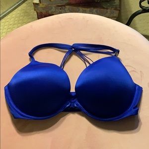 VS 34DD STRAPY ROYAL BLUE NEVER WORN